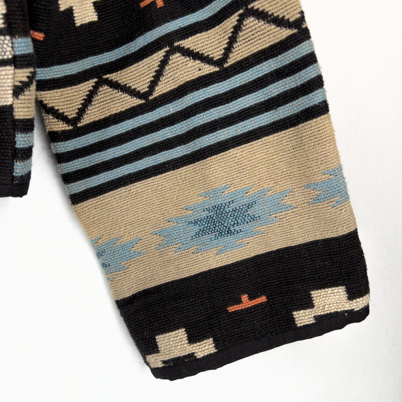 Vintage Flashback Aztec Western Ranch Jacket Cardigan Cowgirl Size Large - Picture 5 of 6